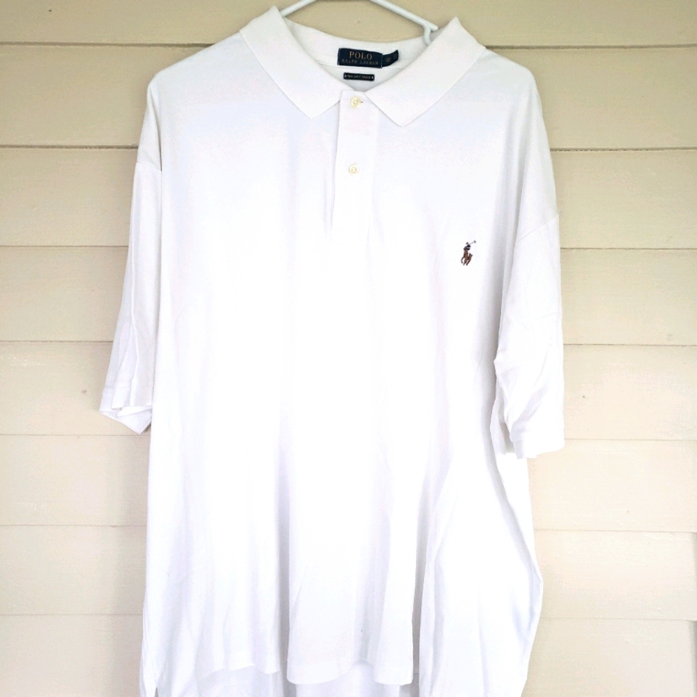 Polo ralph Lauren white polo size 3xb